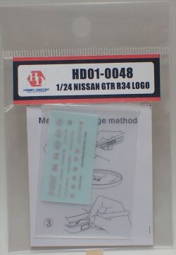 HD01-0048  1/24 Nissan GTR R34 Metal LOGO