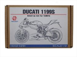 HD02-0291 1/12 Ducati 1199 Panigale S Detail-up Set For T （PE+Metal parts+Resin）