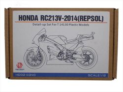 HD02-0340 1/12 Honda RC213V-2014(Repsol) Detail-UP Set For T 14130 Plastic Models（PE+Metal parts+Resin）