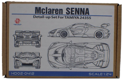 タミヤ 1/24 マクラーレンセナ　デカール　ディテールアップセット　4点セット HD02-0412 1/24 マクラーレン セナ ディティールアップパーツ (タミヤ