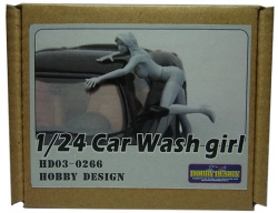 HD03-0266 1/24 カーウオッシュガールフィギュア　Car Wash　Girls　Hobbydesign