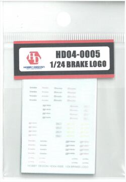 hd04-0005  1/24 Brake LOGO　 Hobby Design