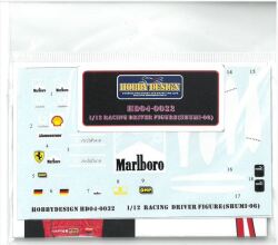 hd04-0032  1/12 RACING DRIVER Figure Decal (SHUMI-2006)　Hobby Design