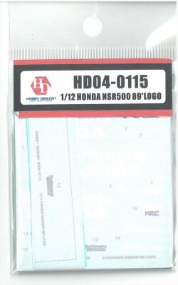 hd04-0115  1/12 Honda NSR500 89' Logo　Hobby Design