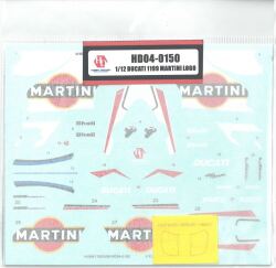 hd04-0150  1/12 Ducati 1199 Martini LOGO　Hobby Design