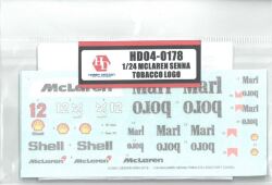 hd04-0178  1/24 Mclaren Senna Tobacco logo　Hobby Design
