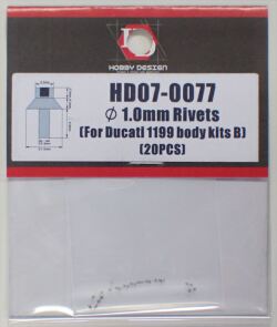 HD07-0077  1.0mm Rivets（For Ducati 1199 body kits B）     Hobby Design