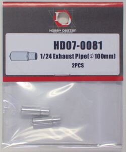 HD07-0081  1/24 Exhaust pipe（φ100mm）     Hobby Design