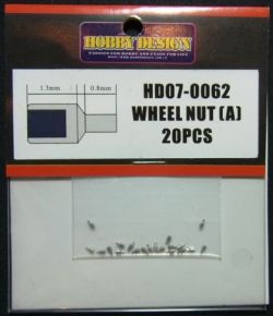 HD07-0062 WHEEL NUT (A) 20pcs 【HOBBY　DESIGN】