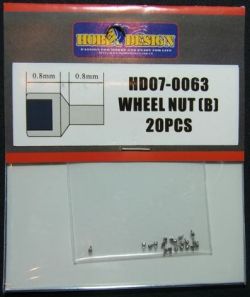 HD07-0063 WHEEL NUT (B) 20pcs 【HOBBY　DESIGN】