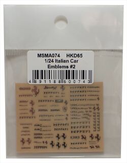 MSMA074 1/24 Italian Car Emblem stickers #2