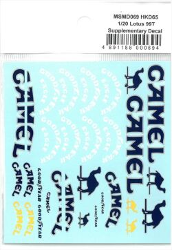 msmd069 1/20 Camel and Goodyear decals for Lotus 99T  (MSMcreation)
