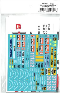 msmd094 1/24 Ferrari F189/F190/F191 (640-643) Sponsor decal  (MSMcreation)