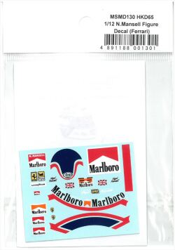 msmd130 1/12 N.Mansell Figure decal (Ferrari)  (MSMcreation)
