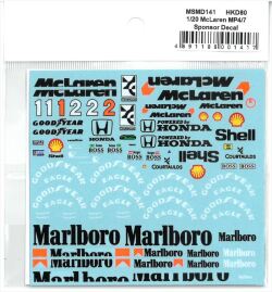 msmd141  1/20 McLaren MP4/7 Sponsor Decal (MSMcreation)