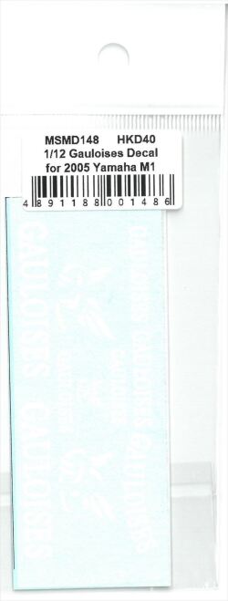 msmd148  1/12 Gauloises Decal for 2005 Yamaha M1 (MSMcreation)