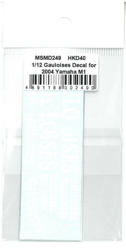msmd249  1/12 Gauloises Decal for 2004 Yamaha M1(MSMcreation)