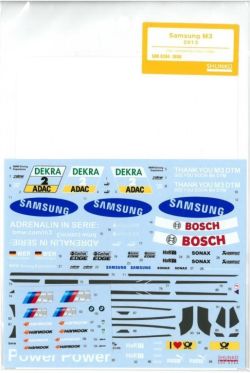 shk-d244  1/24 サムスンM3 2013 R社「BMW M3 DTM 2012」対応