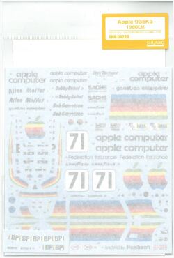 shk-d423B 1/24 Apple 935K3 1980 LM (N社1/24ポルシェ935K3)