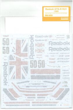 shk-d458 1/24 Reebok GTS-R R31 1989 (H社1/24スカイラインGTS-R （R31）など対応）