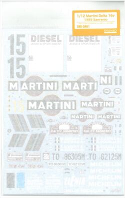 shk-d461  1/12 Martini Delta 16v 1989 Sanremo