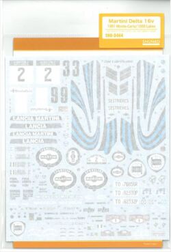 shk-d464 1/24 Martini Delta 1991 Monte-Carlo/1000Lakes (I社1/24対応）
