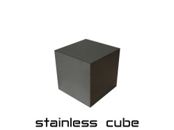 bp1346　 ステンレス製キューブ （stainlesscube) 30×30×30　約 215ｇ