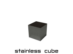 bp1344　 ステンレス製キューブ （stainlesscube) 20×20×20　約 65ｇ