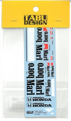 TABU18013 1/18 マクラーレン MP4/6 オプションデカール (MC社1/18対応) （ミニチャンプス社対応）