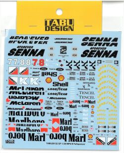 TABU20132sp  1/20 MP4/8 Fullsponspr  (T社1/20対応）