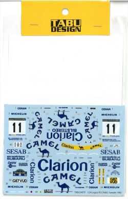TABU24079 1/24  Legacy RS #11 Sweden 1992 (H社 1/24 Subaru RS対応）