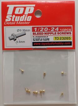 tops-td23265 1/1 20-24 BLEED NIPPLE SCREWS (10PCS)  (トップスタジオ)