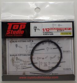 tops-td23270 1/12 BANJO FITTING SET A(6SET)   (トップスタジオ)