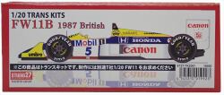 TK2081   FW11B  1987 British  1/20 TRANS KITS