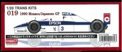 tk2096  019 　Monaco/Japan 1990 1/20 TRANS KITS 1/20scale