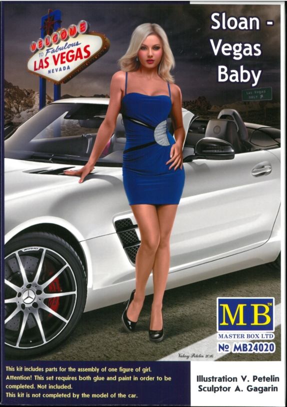 mb-mb24020  1/24  Sloan Vegas Bab  Dagerous Curves Series