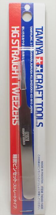 item74048  ペンチ・ピンセット No.48 精密ピンセット （ストレートタイプ） HG STRAIGHT TWEEZERS（TAMIYA）