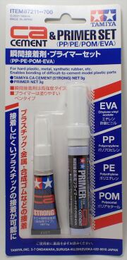 87211 瞬間接着剤・プライマーセット(PP・PE・POM・EVA)（TAMIYA）