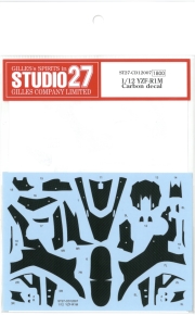 CD12007  1/12　YZF-R1M Carbon decal(T社1/12　YZF－R1M対応）