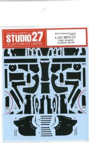 CD20045 1/20 MP4-31 Late season Carbon decal (E社1/20MP4/31対応）