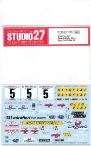 DC1240 1/20 Fiat 131 Abarth Rally 1977  Tour De Corse #5 (T社1/20　ITEM20069対応）