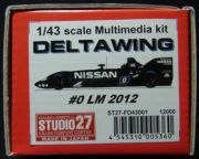 FD43001  DELTA WING #0 LM 2012  1/43scale Multimedia kit