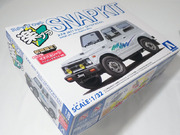 1/32 スズキ JA11 ジムニー　スペリアホワイト アオシマ 楽プラ スナップキット No.18-SW