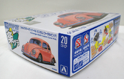 1/32 フォルクスワーゲン ビートル カスタム コーラルピンク アオシマ 楽プラ スナップキット