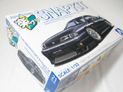 1/32 ニッサン R33スカイラインGT-R カスタムホイール　ブラック アオシマ 楽プラ スナップキット No.21CU-BK