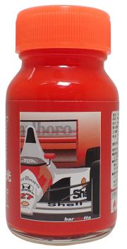bcm002  FORMULA 蛍光RED　滲まない 染み上がりの無い 　（1液塗料)　内容量：30ｍｌ