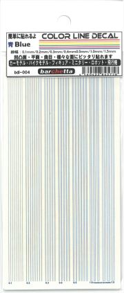 bdl-004 COLOR LINE DECALE (Blue)