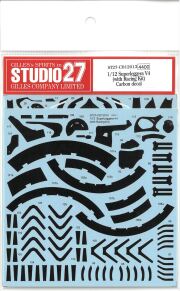 CD12013 1/12 Superleggera V4(with Racing Kit)carbon decal