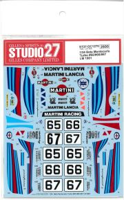 DC1270 1/24 Beta Montecarlo Turbo #65 #66 #67 LM1981(He社対応）