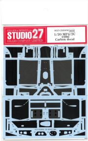 CD20050 1/120 MP4/2C 1986 Carbon decal(Nu社 1/20 MP4/2C対応）